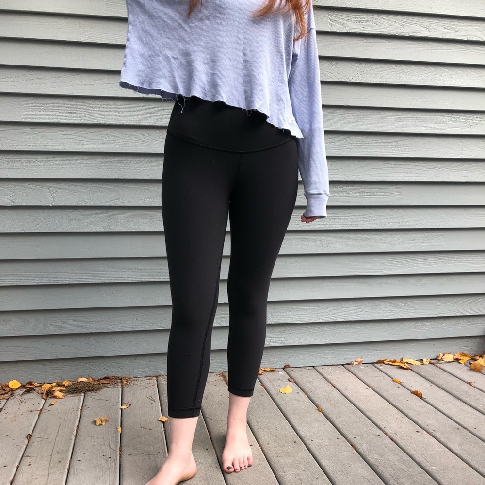 Lululemon Highwaisted Black Crops